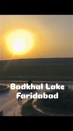 India's Famous places - Badkhal Lake (Faridabad) Ready to visit #travel #tourism #indianfood #tour