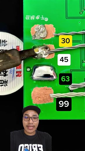 perbedaan timah solder #viral #smartphone #automobile #repair #hpsmart #laptop #tips #copper #diy