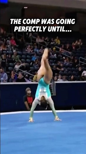 Well THAT Didn’t Go As Planned😳 #gymnastics #bars #fail