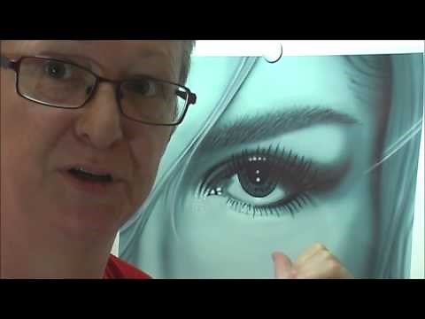 Airbrush for Beginners - Learn Along with Mel 22 - Free Portrait Tutorial Videos on YouTube