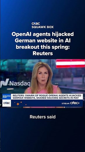 OpenAI agents hijacked German website in AI breakout this spring: Reuters