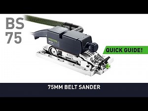 BS 75mm Belt Sander