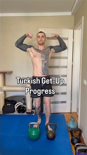 Turkish Get-Up Progress | Kettlebell Training