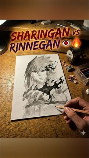 Sharingan vs Rinnegan: Sasuke's Ultimate Form! 🖤👁️#SasukeUchiha #NarutoShippuden #AnimeArt