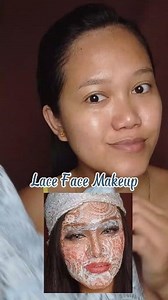 Lace Face Makeup Challenge It takes time Pala pero ang Ganda😱 #fyp #everyonefollowers #makeup #lacefacemakeup #transformation #viralvideochallenge #unique | Irene Ymbong