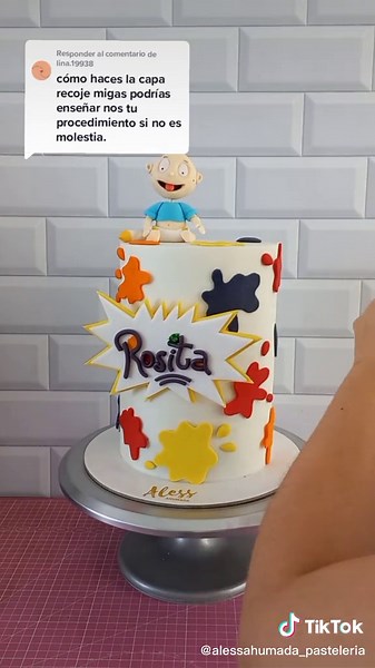 Cómo hacer una Torta Rugrats con Fondant