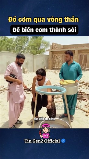Dùng vòng thần để biến cơm thành sỏi