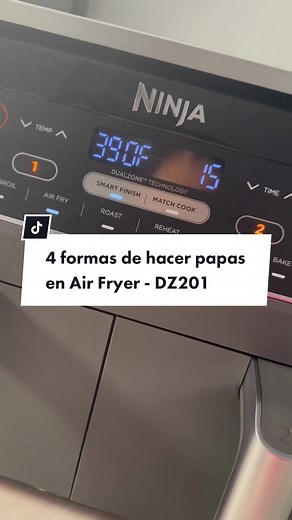 4 formas de hacer papas en tu Freidora de aire Ninja