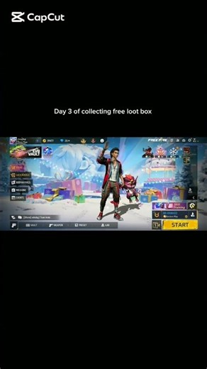 Day 3 of collecting free loot box