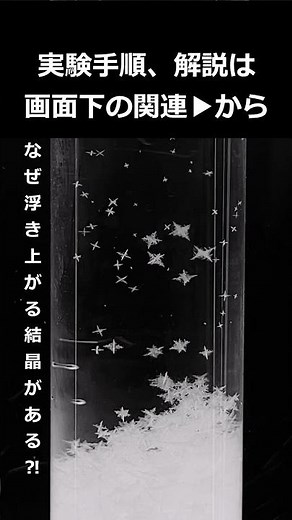 【実験】塩化アンモニウムの再結晶 #結晶 #再結晶 #科学 #雪