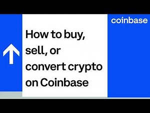 How to Buy Sell or Convert Crypto on COINBASE