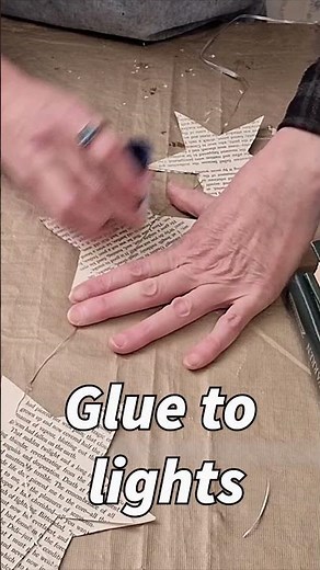 Easy DIY Star Garland; Cozy Upcycled Craft