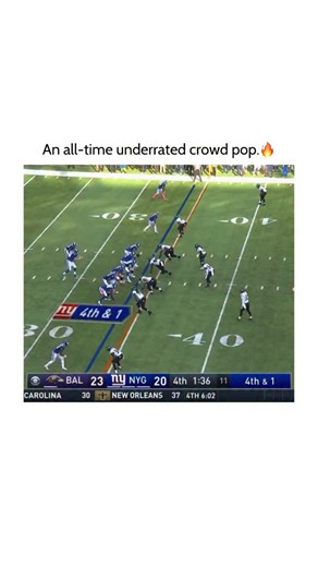 NFL 247 MOMENTS on Instagram: "This iconic clip captures one of the most electrifying moments in New York Giants history. In a Week 6 matchup against the Baltimore Ravens in 2016, Odell Beckham Jr. turned a simple 4th-and-1 slant into a 66-yard game-winning masterpiece. Despite battling a hip injury throughout the game, OBJ hit another gear the moment he caught the ball, outracing the entire Ravens secondary to the end zone. The roar of the MetLife Stadium crowd as he broke free remains one of t