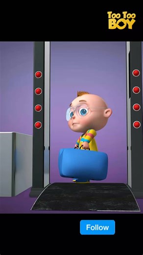 TOO TOO BOy. - Cartoon Show FOr Kids on Instagram: "Too Too Boy & the Metal Detector 😂 | Funny Cartoon Shorts for kids #cartoon #youtbeshorts #comedy"