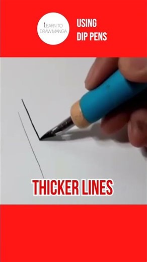 Inking your Manga Art with Dip Pens