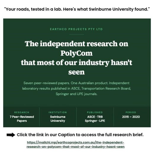 "Your roads, tested in a lab. Here's what Swinburne University found."