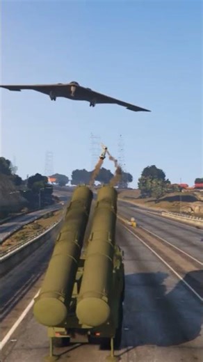 🚀💥Irani S-500 5k Missile Strike Dropped The Irani F5e Tiger Fighter Jet In GTA5 Ep659 #short #shorts