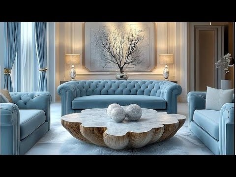 Living Room Decorating Ideas : Best Color Combinations For A Stylish Blue Interior