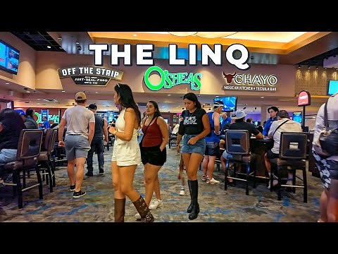The LinQ Las Vegas Walk - June 2025 - Las Vegas Strip