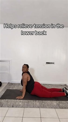 Cobra Stretch | Beginner Back & Core Stretch at Home #workoutathome #quickexercise #stretch