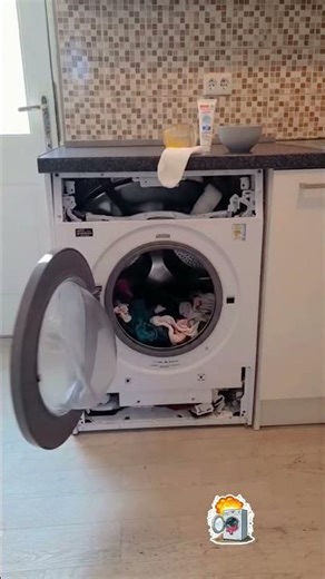 UPDATE: Live footage of washer exploding
