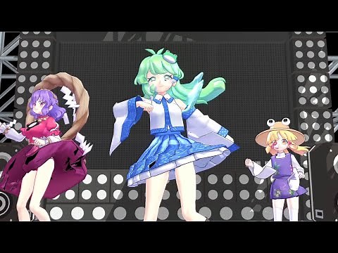 【東方MMD】アイドル / YOASOBI Miy式東風谷早苗+αVer.