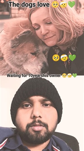 dog has been waiting for more than 10 years for his owner🤕🥺💚 my reaction ‪@ShajiThoughts‬ #shorts
