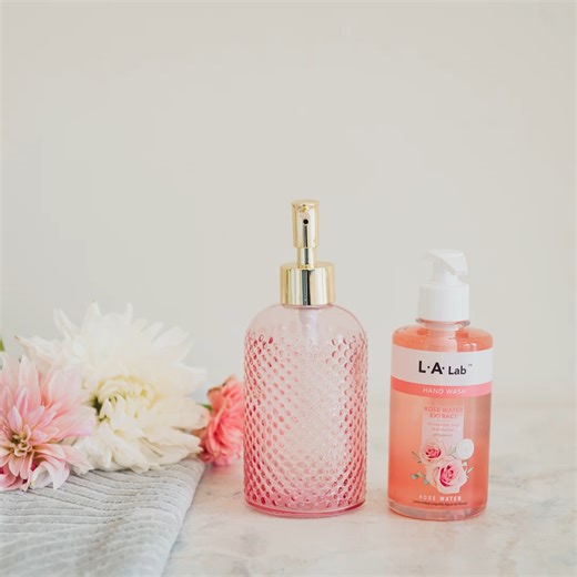 28K views · 311 reactions | Transform an everyday hand soap into a beautiful moment of beauty & love.  Glass soap dispenser R49.99 STYLE: EZR47 Hand towel R89.99 STYLE: EBF11 LA Lab hand wash + hand lotion (2 x 300ml) R59.99 Browse more here: https://bit.ly/4bhBMtY | PEP Home | Facebook