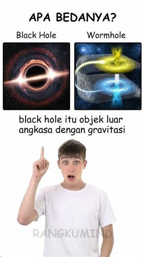 What's the Difference Between a Black Hole and a Wormhole?