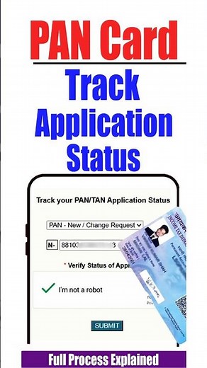 How to check status Pan Card | Track your PAN/TAN Application Status
