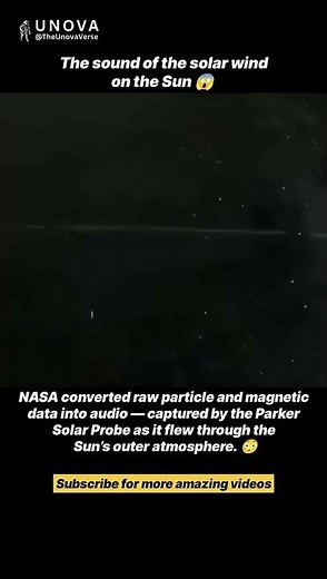 This Is What the Solar Wind Actually Sounds Like ☀️🔊