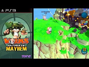 Worms Ultimate Mayhem ... (PS3) Gameplay
