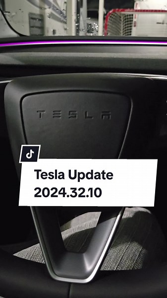 Tesla Update 2024.32.10 That's a pretty sweet little upgrade 😏 #TeslaUpdate #Tesla #TeslaMomLife
