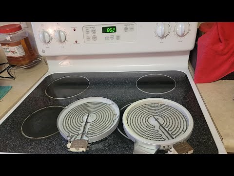 GE electric stove glass top burner not working: How to replace it