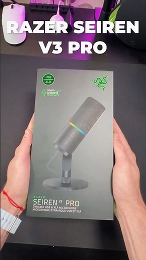 BEST Streaming Mic 2026 (better than sm7b?!) - Razer Seiren V3 Pro #shorts