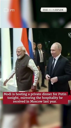 Modi sets personal tone as Putin begins high-stakes India visit