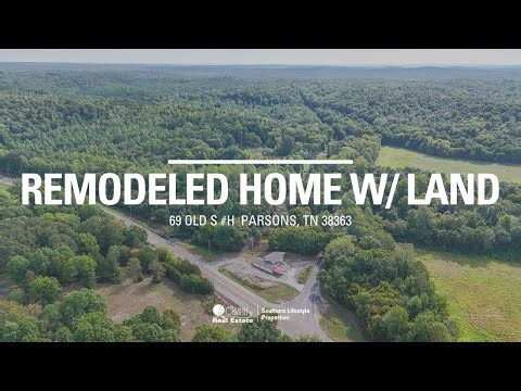 WITHDRAWN - Remodeled Country Home & Land for Sale in Decatur County, TN