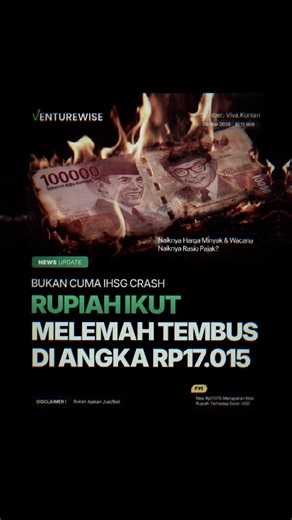 Combo Hari ini Rupiah & IHSG kompak Hancur #rupiah #apbn2026 #ihsgmerah #fypage #fyp