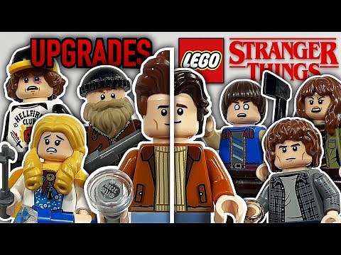 UPGRADING the LEGO Stranger Things Minifigures