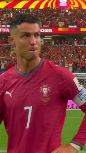 Cristiano Ronaldo crying after playing his last match.I'm devastated 💔