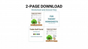 Treble Staff Corral, Elementary Theory Note Name Practice - Etsy Canada