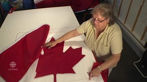 Theresa King intends to sew 2,500 flags for Canada Day