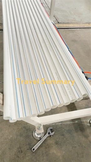 This Is How PE Pipes Are Made!#PipeExtrusion#PEMachine#PlasticExtrusion#PipeProduction