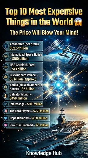 😱 Top 10 Most Expensive Things in the World 💰 | Will Shock You