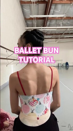 BALLET BUN TUTORIAL #ballerina#balletbun#ballet#tutorial#hairstyle#hairtutorial#dancer