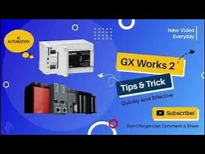 INV (Invert Operation Result) and COMMENT in GX WORKS 2 Programming Software #MITSUBISHI #PLC