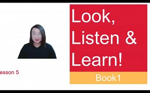 Look, Listen & Learn Book 1 Lesson 5 part 1/2 Introducing Parts of Speech 看听学1