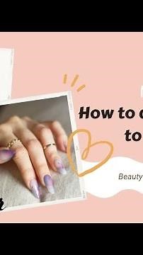 How To: add length to short nails using nails semi-cured nail strips.