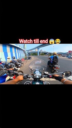 😱Signal green = MotoGP scene 🏁😎🤣#shorts #classic350