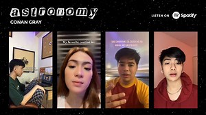 4.5K views · 35 reactions | Who's up for stargazing tonight?  Learn more about Astronomy with Conan Gray ☄️敖 Stream his latest track here: https://mcamusic.lnk.to/AstronomyFP | UMG Philippines | Facebook